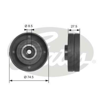 (7786-21216) Обвідний ролик ременя ГРМ POWERGRIP IDLER Gates T41174