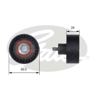 (7786-21474) Обвідний ролик ременя ГРМ POWERGRIP IDLER Gates T41233