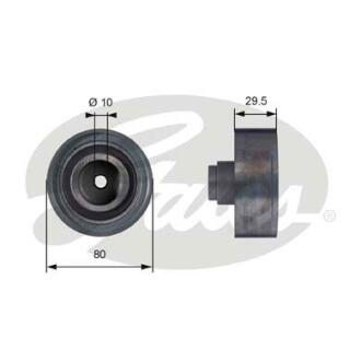 (7786-21343) Обвідний ролик ременя ГРМ POWERGRIP IDLER Gates T42050