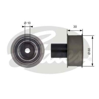 (7786-21453) Обвідний ролик ременя ГРМ POWERGRIP IDLER Gates T42136