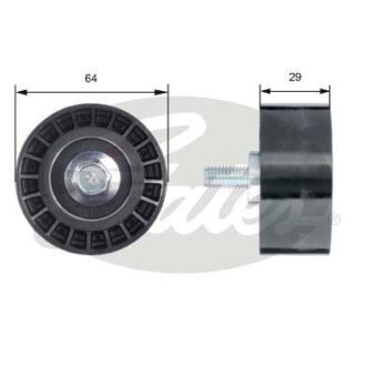 (7786-21514) Обвідний ролик ременя ГРМ POWERGRIP IDLER Gates T42170 (фото 1)