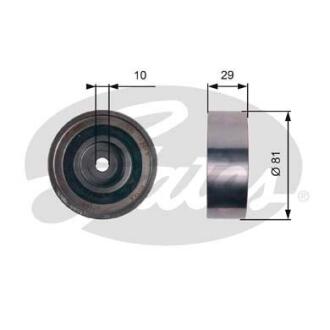 (7786-21637) Обвідний ролик ременя ГРМ POWERGRIP IDLER Gates T42305