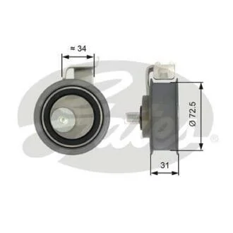 (7784-21017) Натяжний ролик ременя ГРМ POWERGRIP TENSIONER Gates T43017