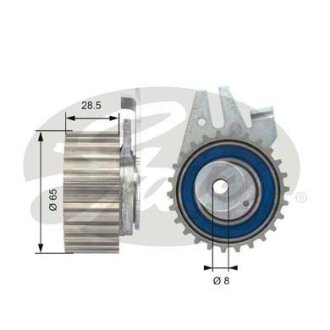 (7784-21037) Натяжний ролик ременя ГРМ POWERGRIP TENSIONER Gates T43044