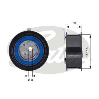 (7784-21052) !!!Знято з виробництва Натяжний ролик ременя ГРМ POWERGRIP TENSIONER Gates T43059