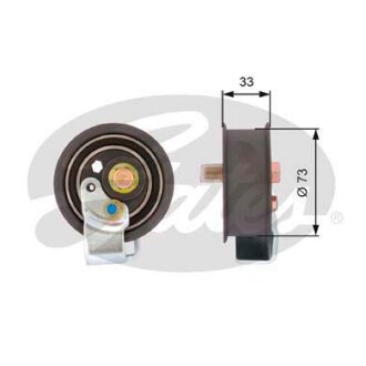 (7784-21102) Натяжний ролик ременя ГРМ POWERGRIP TENSIONER Gates T43123