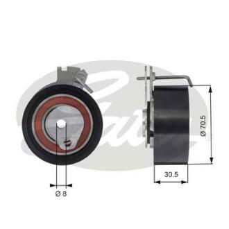 (7784-21133) Натяжний ролик ременя ГРМ POWERGRIP TENSIONER Gates T43159