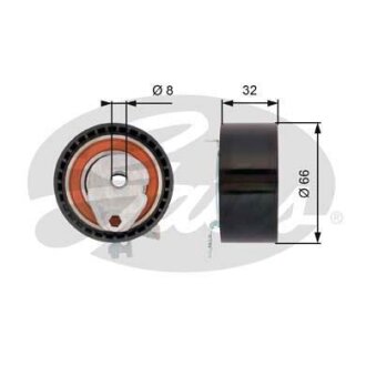 (7784-21145) Натяжний ролик ременя ГРМ POWERGRIP TENSIONER Gates T43168