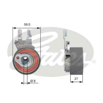 Фото 1 - (7784-21142) Натяжний ролик ременя ГРМ POWERGRIP TENSIONER Gates T43173 (7784-21142) Натяжний ролик ременя ГРМ POWERGRIP TENSIONER Gates T43173 (фото 1)