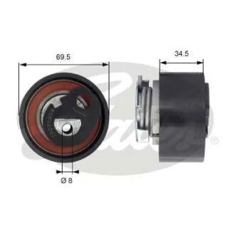 Ролик модуля натягувача ременя Gates T43200