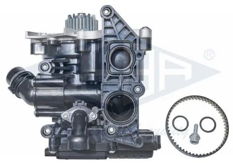 Водяной насос (с корпусом) (с ремнем) VAG 1.8/2.0 GTI/TSI 09- GEBA K11235/1B