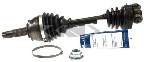 Полуось (передняя/левая) Fiat Punto 1.3 JTD 16V 03-12 GKN (Lobro) 304522