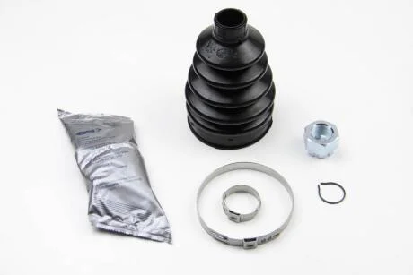 Пыльник наружнего (внешнего) ШРУСа полуоси в комплекте (пыльник+хомуты+смазка) L:126/D1=23,2/D2=79,8 1603231 1603189 26032413 OPEL Astra-F Corsa-B/C Tigra-A/B Meriva-A с 1993 года 1.2 - 1.7 LÖBRO 30 GKN (Lobro) 304597