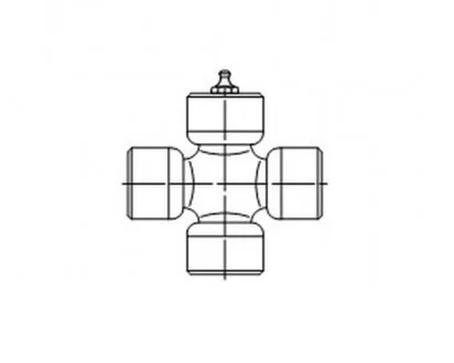 Шарнір, поздовжній вал GKN (Lobro) U 214