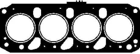 Прокладка головки Ford Fiesta/Escort/Orion 83- 1.6D 4 метки GLASER H1804540