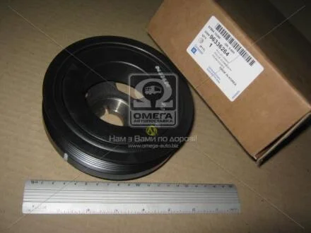 Демпферный шкив коленвала Daewoo Kalos, Chevrolet Aveo 1.2-1.4 02- GM 96336264