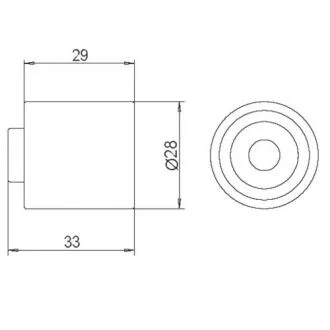 Направляючий ролик газорозподільного механізму GMB GT50630