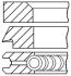 Кольца поршневые VW Caddy/Golf/Passat 1.6/1.8/2.0 83- (81.25mm/STD) (1.5-1.75-3) GOETZE 08-109705-00 (фото 1)