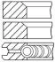 Кільця поршневі GOETZE 08-170707-10 (фото 1)