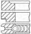 Кільця поршневі / IVECO LKW 95.0 (2.5/2.5/5.5) GOETZE 08-207200-00 (фото 1)