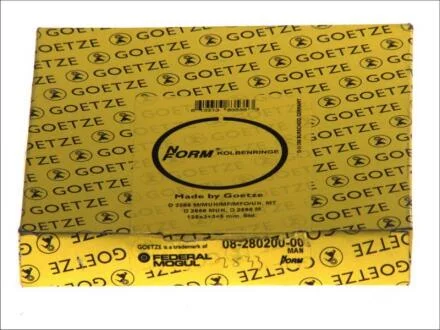 КМП поршневих кілець (КМП поршневых колец MAN D2565/2566) GOETZE 08-280200-00