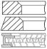 Кольца поршня C20NE/X20XEV/X30XE GOETZE 08-306811-00 (фото 1)