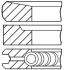 Комплект кілець на поршень (Комплект кілець на поршень) GOETZE 08-431707-00 (фото 1)