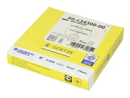 Кільця поршневі Audi A4/A6/A8, VW Touareg/Phaeton 2.7/3.0 TDI 03-11 GOETZE 08-434300-00