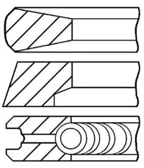 Комплект поршневых колец GOETZE 08-440600-00