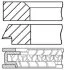 Кольца поршневые GOETZE 08-704207-00 (фото 1)