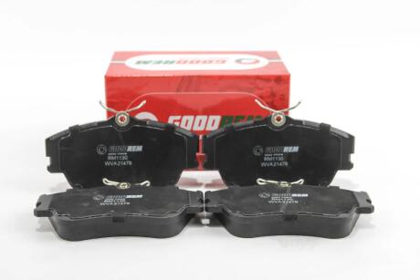 Тормозные колодки перед T4 1.9TD/2.4D &gt,99 (R15)(невент.диск) GOODREM RM1130