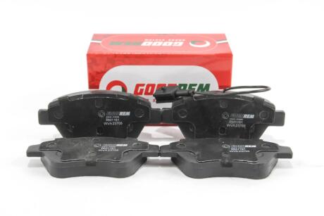 Тормозные колодки передние (17.8 мм) (система BOSCH) Fiat 500 PSA Nemo 01- GOODREM RM1161