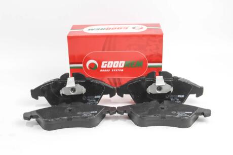Тормозные колодки передние (19 мм) (система ATE) MB 208-316 VW LT 28-35/46 96-06 GOODREM RM1181
