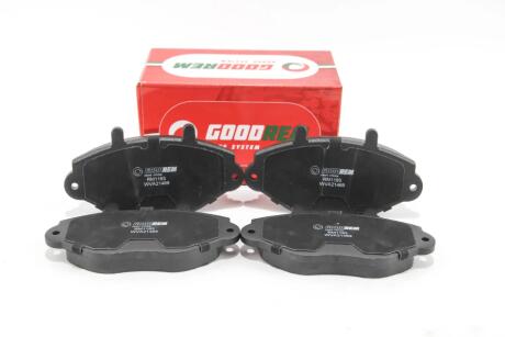 Тормозные колодки Transit 91-98 (диски 15") (19mm) GOODREM RM1193