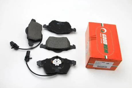 Тормозные колодки пер (20.4 мм) (с датчиком / овал. фишка) (система ATE) VAG 95- GOODREM RM1230