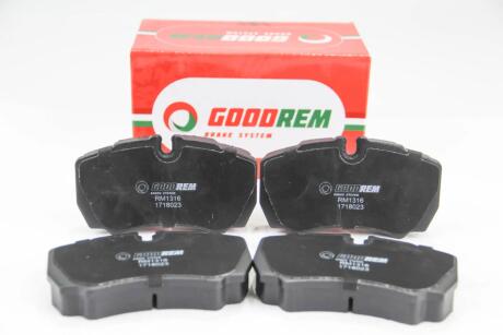 Гальмівні колодки зад. Daily/Transit 06- GOODREM RM1316