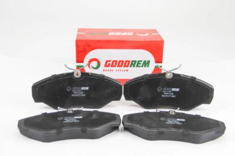 Гальмівні колодки пер. Trafic/Vivaro 01- (Lucas) (63x143,8) GOODREM RM1326