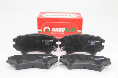 Гальмівні колодки пер. Opel Astra J 09-/Insignia 08- (Mando) GOODREM RM1331