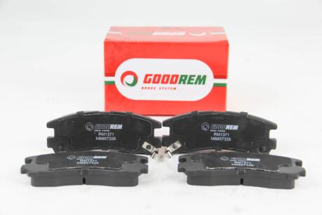 Гальмівні колодки зад. Galant/Pajero 87-12 (107.8*41.1*15.5) GOODREM RM1371