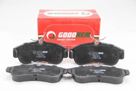 Гальмівні колодки пер. Almera/Primera (96-06) GOODREM RM1372