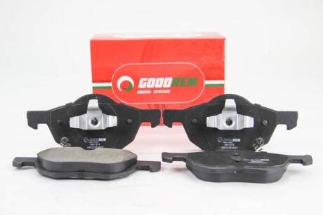 Гальмівні колодки пер. Honda Accord 03-08/CR-V 01-06 (akebono) GOODREM RM1374