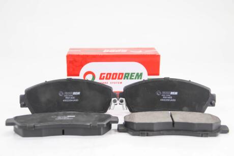 Гальмівні колодки пер. Civic/Crosstour/CR-V (05-21) GOODREM RM1405