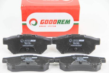 Гальмівні колодки зад. CDV/City/Civic/Concerto/Jazz (87-15) GOODREM RM1461