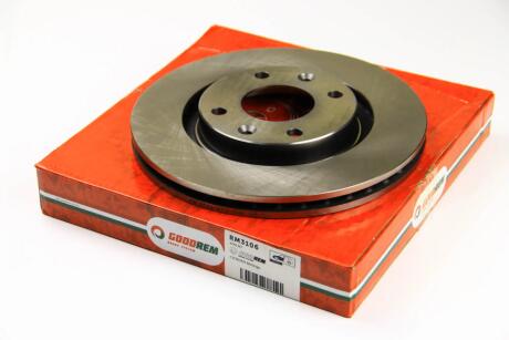 Гальмівний диск перед. Berlingo/Partner 01- (-ESP/266мм) GOODREM RM3106