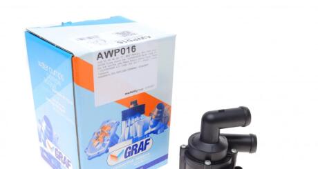 Насос системы охлаждения (дополнительный / 12V / 3 контакта) VAG 1.6-2.0TDI 03- GRAF AWP016