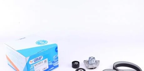 Комплект ГРМ з помпою води GRAF KP1352-5