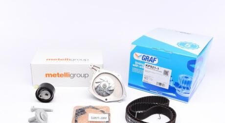 Комплект ГРМ з помпою води GRAF KP821-1