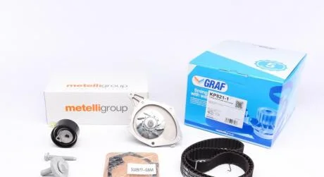 Комплект ГРМ з помпою води GRAF KP821-1