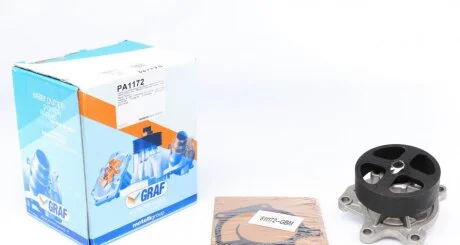 Комплект гальмівних накладок, дискове гальмо GRAF PA1172