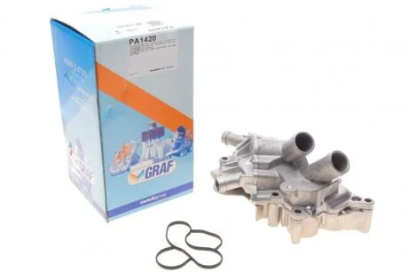 Комплект гальмівних накладок, дискове гальмо GRAF PA1420